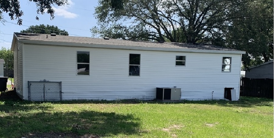 Mobile home certified for a FHA loan in Louisiana.